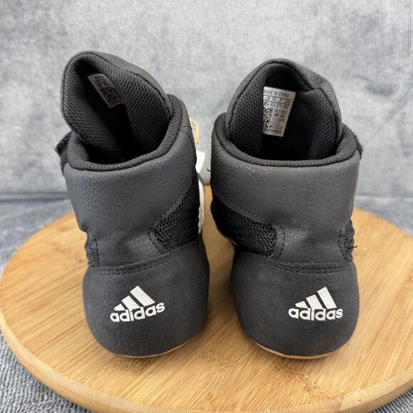Adidas Wrestling Shoes Mens Size 9 Black High Top Athletic Sneakers AQ3325 main image 5
